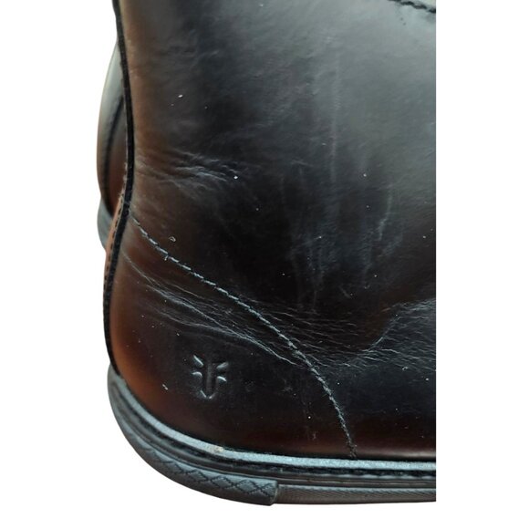 FRYE Shearling Leather Boots Black US 10 Winter Men  Shoes - Picture 8 of 12